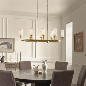 Kichler - Kichler Vetivene Linear Chandelier 8Lt - Lights Canada