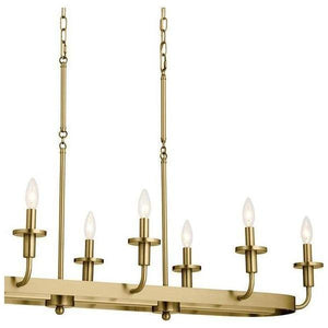 Kichler - Kichler Vetivene Linear Chandelier 8Lt - Lights Canada