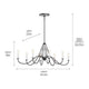 Kichler - Kichler Freesia Oval Chandelier 8Lt - Lights Canada