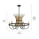 Kichler - Kichler Baile Chandelier 6Lt - Lights Canada