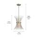 Kichler - Kichler Baile Pendant 1 Light - Lights Canada