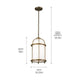 Kichler - Kichler Topiary Pendant 1 Light - Lights Canada