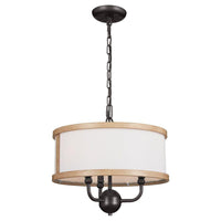 Kichler Heddle Chandelier Semi Flush 3Lt