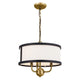 Kichler - Kichler Heddle Chandelier Semi Flush 3Lt - Lights Canada
