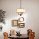 Kichler - Kichler Heddle Chandelier Semi Flush 3Lt - Lights Canada