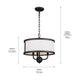 Kichler - Kichler Heddle Chandelier Semi Flush 3Lt - Lights Canada