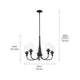 Kichler - Kichler Melis Chandelier 5Lt - Lights Canada