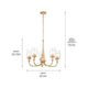 Kichler - Kichler Melis Chandelier 5Lt - Lights Canada
