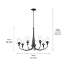 Kichler - Kichler Melis Chandelier 7Lt - Lights Canada