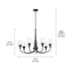 Kichler - Kichler Melis Chandelier 7Lt - Lights Canada