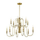 Kichler - Kichler Karthe Chandelier 12Lt - Lights Canada
