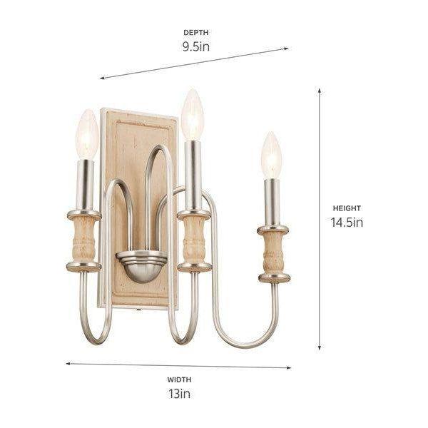 Kichler - Kichler Karthe Wall Sconce 3 Light - Lights Canada