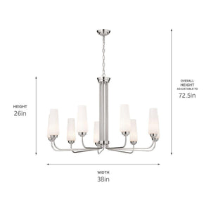 Kichler - Truby 38" 9-Light Chandelier - Lights Canada