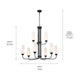 Kichler - Truby 34" 9-Light 2-Tier Chandelier - Lights Canada