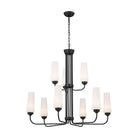 Kichler - Truby 34" 9-Light 2-Tier Chandelier - Lights Canada