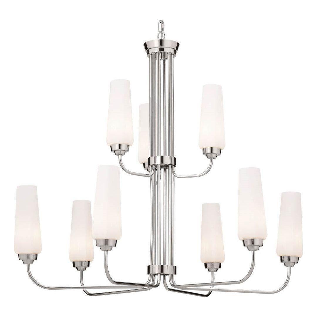 Kichler - Truby 34" 9-Light 2-Tier Chandelier - Lights Canada