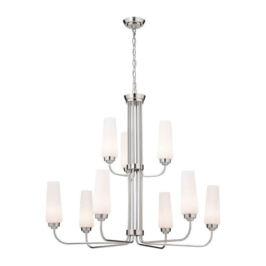 Kichler - Truby 34" 9-Light 2-Tier Chandelier - Lights Canada