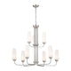 Kichler - Truby 34" 9-Light 2-Tier Chandelier - Lights Canada