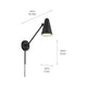 Kichler - Sylvia 1-Arm Swing Arm - Lights Canada