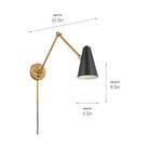 Kichler - Sylvia 2-Arm Swing Arm - Lights Canada