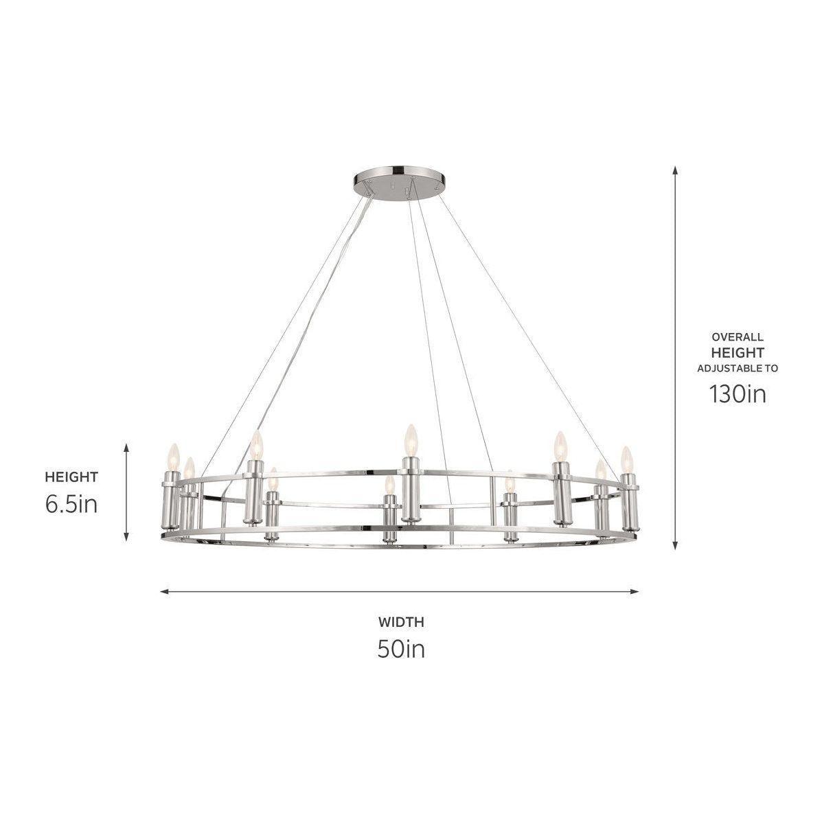 Kichler - Rosalind 10-Light Chandelier - Lights Canada