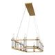 Kichler - Rosalind 12-Light Linear Suspension - Lights Canada