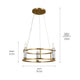 Kichler - Rosalind 3-Light Mini Chandelier - Lights Canada