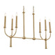 Kichler - Florence 6-Light Linear Suspension - Lights Canada