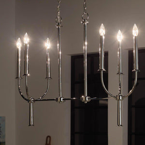 Kichler - Florence 6-Light Linear Suspension - Lights Canada