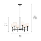 Kichler - Ali 6-Light Chandelier - Lights Canada