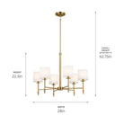 Kichler - Ali 6-Light Chandelier - Lights Canada