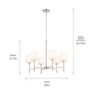 Kichler - Ali 6-Light Chandelier - Lights Canada