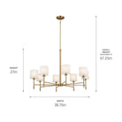 Kichler - Ali 8-Light Chandelier - Lights Canada