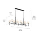 Kichler - Ali 10-Light Linear Suspension - Lights Canada