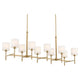 Kichler - Ali 10-Light Linear Suspension - Lights Canada