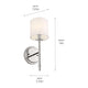 Kichler - Ali 1-Light Sconce - Lights Canada