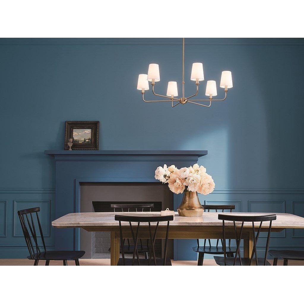 Kichler - Pallas 6-Light Chandelier - Lights Canada