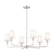 Kichler - Pallas 6-Light Chandelier - Lights Canada