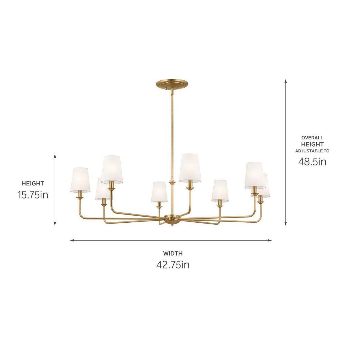 Kichler - Pallas 8-Light Chandelier - Lights Canada