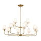 Kichler - Pallas 12-Light Chandelier - Lights Canada