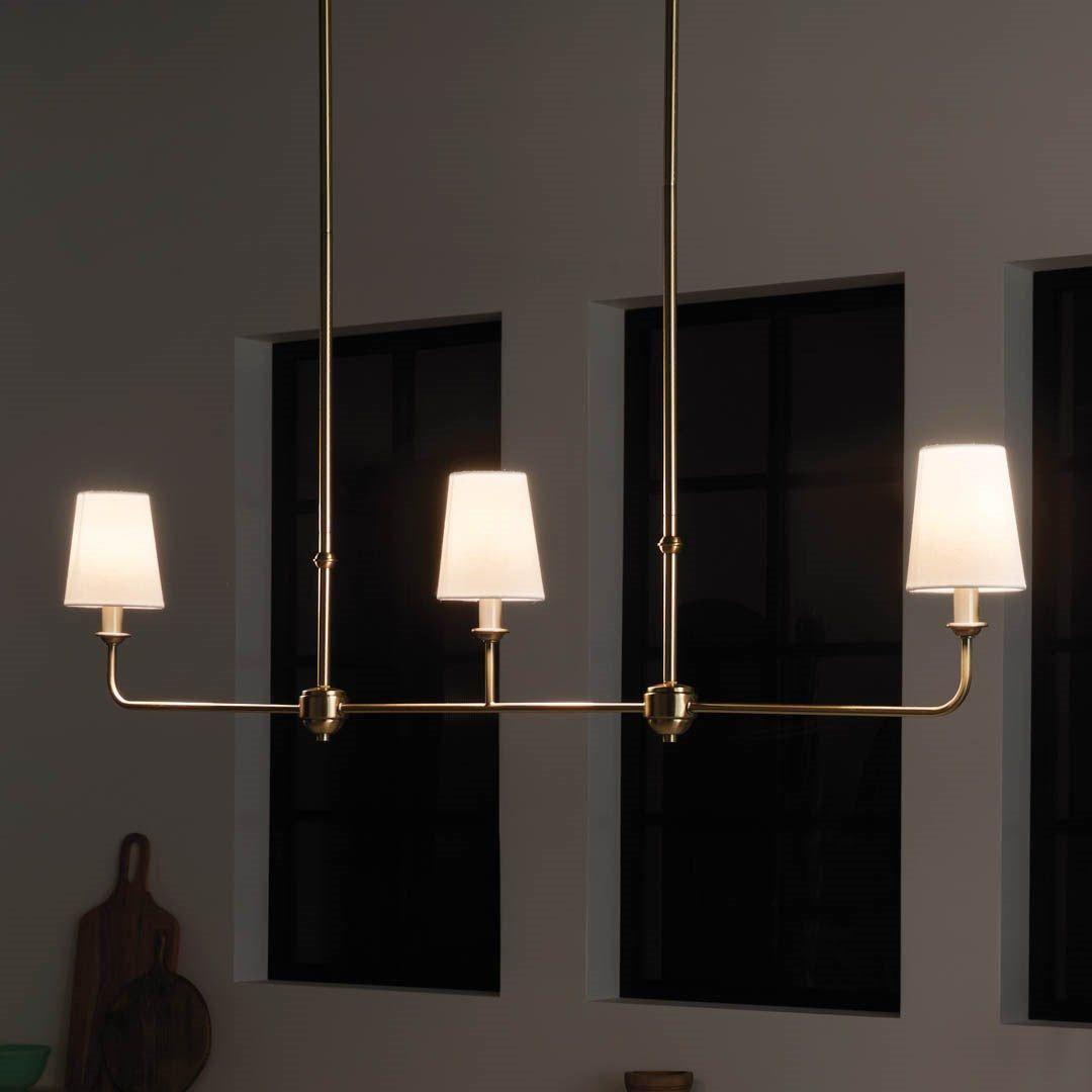 Kichler - Pallas 3-Light Linear Suspension - Lights Canada