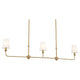 Kichler - Pallas 3-Light Linear Suspension - Lights Canada