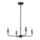 Kichler - Pallas 4-Light Mini Chandelier - Lights Canada