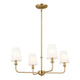 Kichler - Pallas 4-Light Mini Chandelier - Lights Canada
