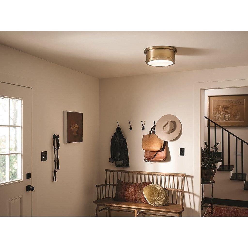 Kichler - Serca 2-Light Flush Mount - Lights Canada