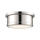 Kichler - Serca 2-Light Flush Mount - Lights Canada