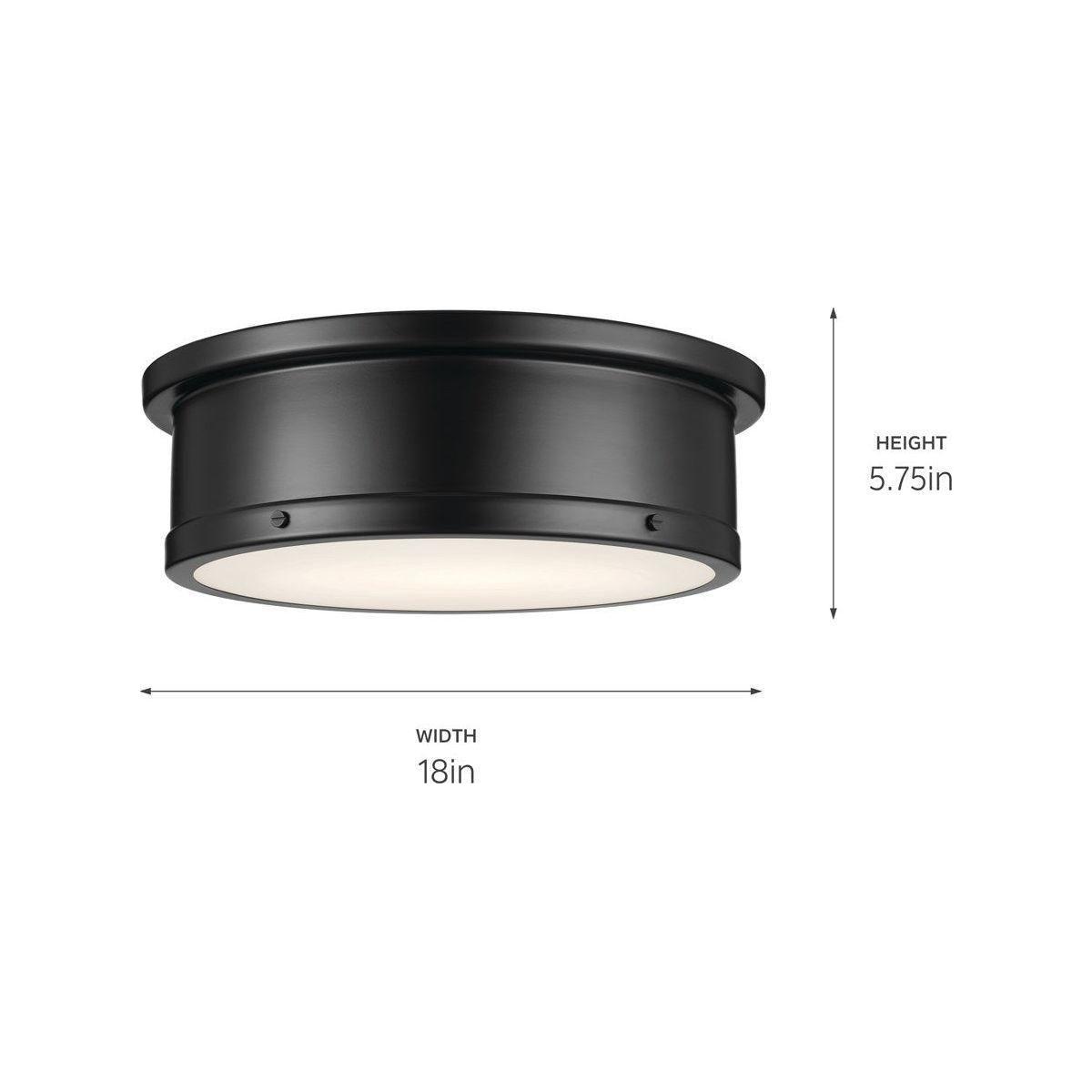 Kichler - Serca 3-Light Flush Mount - Lights Canada