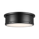 Kichler - Serca 3-Light Flush Mount - Lights Canada