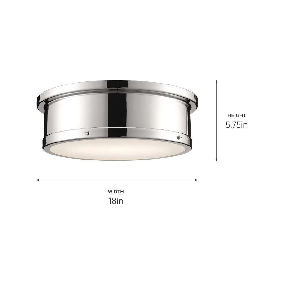 Kichler - Serca 3-Light Flush Mount - Lights Canada