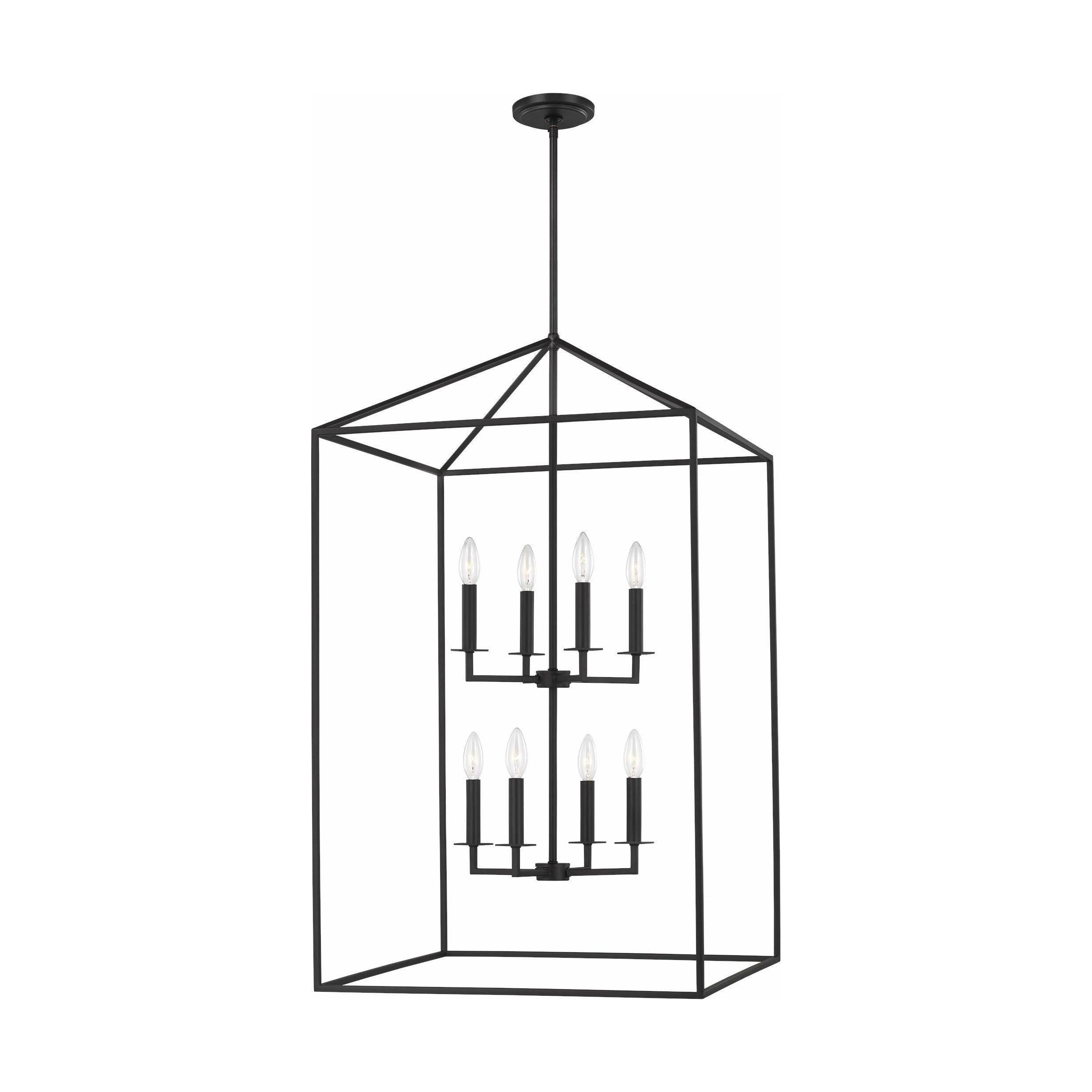 Generation Lighting - Perryton Extra Large 8-Light Pendant (with Bulbs) - Lights Canada